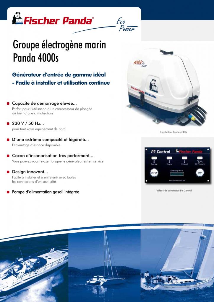 Série Marine 4000S 4500 VA page1 